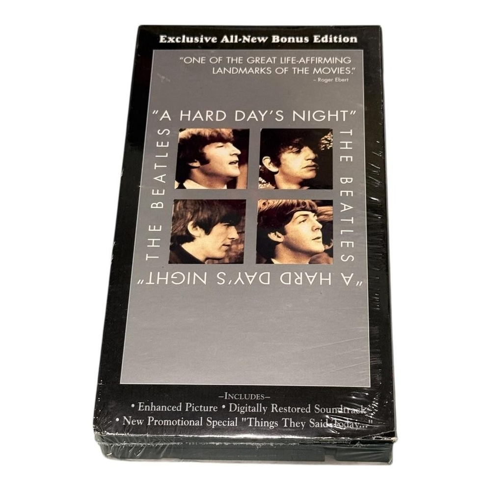 The Beatles A Hard Day's Night VHS Exclusive Bonus Edition Sealed PG Canada